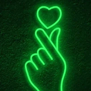 🫰 My heart for you 💚, стікер Telegram 18 з 21