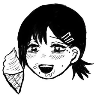 🍦 emoji Kobeni Higashiyama Telegram sticker 8 of 9