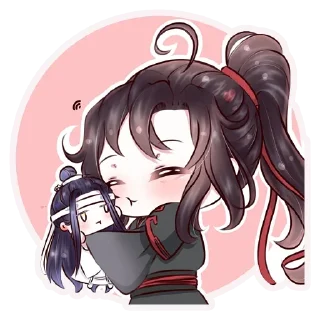❤️ emoji @anime_stickerr Магистр дьявольского культа Telegram sticker 17 of 40