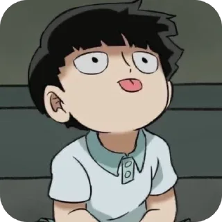😝 emoji Mob Psycho 100 • @Earth928B Telegram sticker 16 of 90