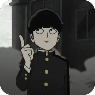 😊 emoji Mob Psycho 100 • @Earth928B Telegram sticker 18 of 90