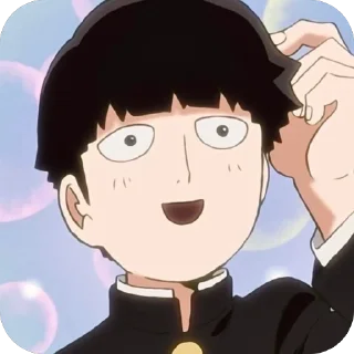 😃 emoji Mob Psycho 100 • @Earth928B Telegram sticker 11 of 90
