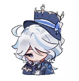 🌟 emoji плюшевая Фурина 🫧 Telegram sticker 21 of 70