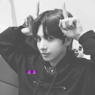 🥳 emoji tae meow ! @kantaehh Telegram sticker 24 of 60