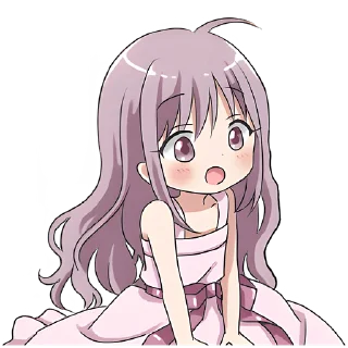 😍 emoji Невеста-тян @nyasticks Telegram sticker 17 of 32