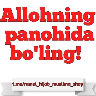 🤲 RO'MOL HIJOB Muslima shop, Telegram sticker 14 of 35