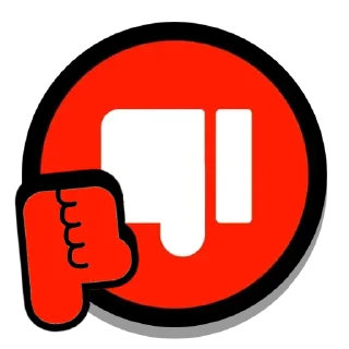 👎 emoji Диз Telegram sticker 6 of 15