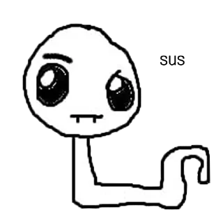 🤨 emoji autistic creature time Telegram sticker 6 of 67