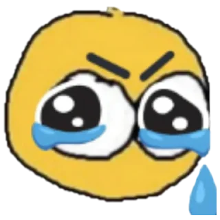 😭 emoji жёлтые ебала пнг @stolen_meme_s Telegram sticker 15 of 45