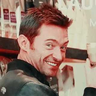 ☄️ emoji @TVstickers Hugh Jackman Telegram sticker 9 of 45