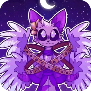 😶 emoji 𝙲𝚊𝚝 𝚗𝚊𝚙💗 :: @Starlite_Cyn Telegram sticker 1 of 65