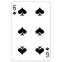 6⃣ @TVstickers Playing Cards, Telegram sticker 6 of 39