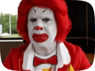 😦 Ronald McDonald Memes, Telegram sticker 11 of 41