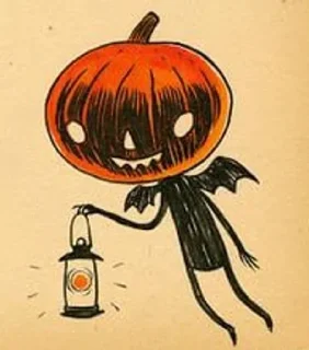 🌟 ✨🎃Культ тыквы🎃✨ 2 часть, стикер Telegram 13 из 66