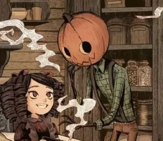 🌟 ✨🎃Культ тыквы🎃✨ 2 часть, стикер Telegram 21 из 66