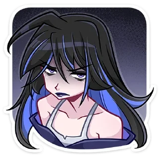 😠 Леся @anime4_arts, стікер Telegram 19 з 48