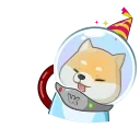 🥳 @stiky Космический рейнджер Акио, стикер Telegram 8 из 44