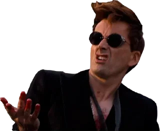 🤔 Good omens, стикер Telegram 9 из 32