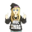 🖕 K-On @IMG_2D, Telegram sticker 16 of 82