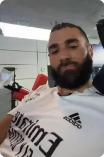👆 Hala Madrid, стікер Telegram 8 з 35