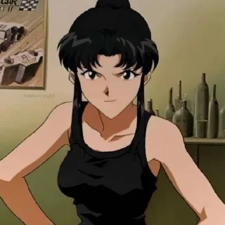 😏 Evangelion, стикер Telegram 9 из 18
