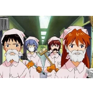 👴 Evangelion, стикер Telegram 6 из 18