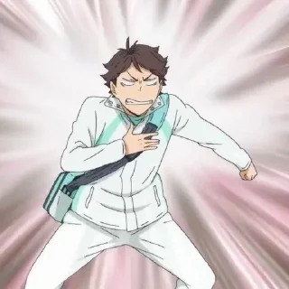 🌟 Oikawa Tooru - @haikyuuemoji, стікер Telegram 16 з 120