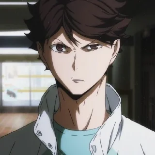 🌟 Oikawa Tooru - @haikyuuemoji, стікер Telegram 14 з 120