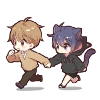 Boy of a black cat @nyakwii