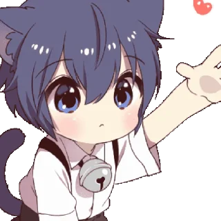 🖤 Boy of a black cat @nyakwii, Telegram sticker 7 of 15