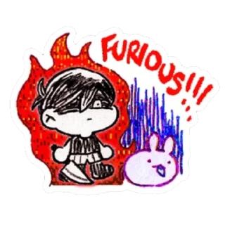 🤬 Omori, Telegram sticker 5 of 57