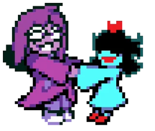 🌟 Аква | Aqua @sticker_deltarune, Telegram sticker 5 of 27