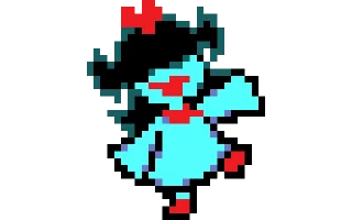 🌟 Аква | Aqua @sticker_deltarune, Telegram sticker 12 of 27