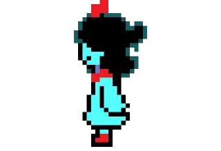 🌟 Аква | Aqua @sticker_deltarune, Telegram sticker 16 of 27