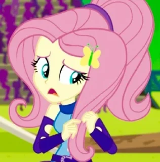 🦋 fluttershy | @moonzxs, Telegram sticker 21 of 120