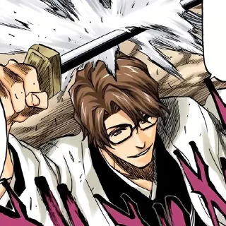 🙂 Сосуке Айзен @Ralzei228, Telegram sticker 14 of 31