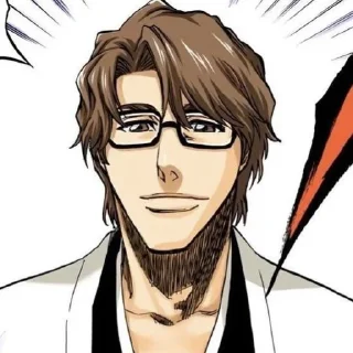 🙂 Сосуке Айзен @Ralzei228, Telegram sticker 21 of 31