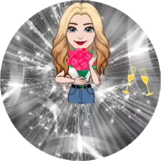 🥳 Ledi by @margoshakisl, стікер Telegram 18 з 25