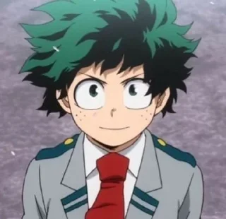 🙂 My hero academia version 8, стікер Telegram 6 з 35
