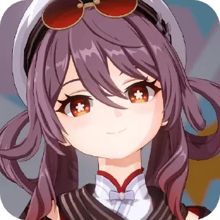 💇 Hu Tao, sticker Telegram 6 sur 42