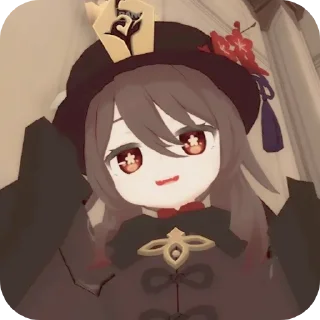 👄 Hu Tao, sticker Telegram 18 sur 42