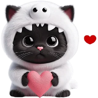 🫶 Монстр котик @Nyasticks, стикер Telegram 10 из 33