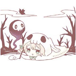 🫠 Милые монстры @Nyasticks, sticker Telegram 5 sur 41