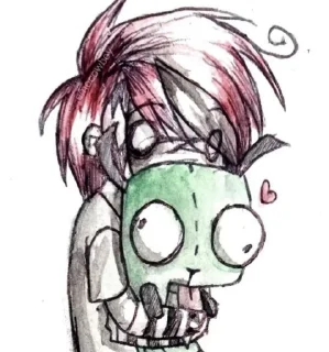 😊 Emo/scene, стікер Telegram 8 з 120
