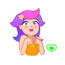💗 Rainbow Girl, стикер Telegram 21 из 25