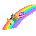 🌈 Rainbow Girl, стикер Telegram 10 из 25