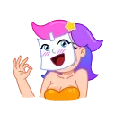 🥲 Rainbow Girl, стикер Telegram 9 из 25