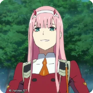 🫦 Zero two1 @Hatvey, Telegram sticker 20 of 50