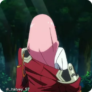 👘 Zero two1 @Hatvey, Telegram sticker 17 of 50