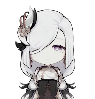 💨 Shenhe @Stickerskvss, Telegram sticker 22 of 50